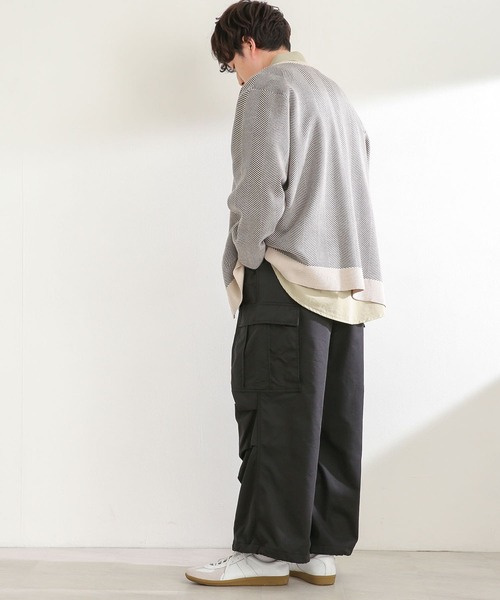 SENSE OF PLACE by URBAN RESEARCH(センスオブプレイスバイアーバンリサーチ)の「ワイドカーゴパンツ(カーゴパンツ・メンズ・ブラック/カーキ・MEDIUM/LARGE)」の18枚目の写真