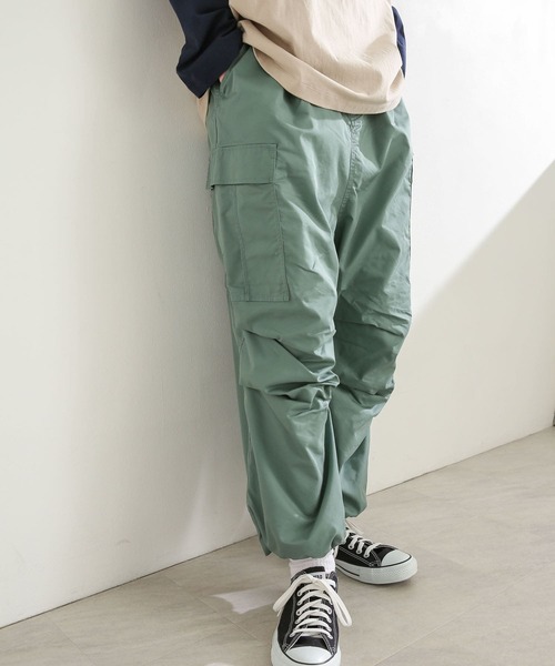 SENSE OF PLACE by URBAN RESEARCH(センスオブプレイスバイアーバンリサーチ)の「ワイドカーゴパンツ(カーゴパンツ・メンズ・ブラック/カーキ・MEDIUM/LARGE)」の21枚目の写真