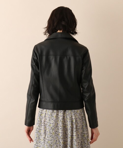 OPAQUE.CLIP ラムレザーライダース　新品 OPAQUE．CLIP(オペークドットクリップ) ラムレザーダブル