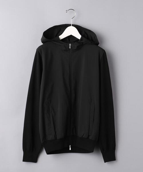 Gran Sasso（グランサッソ）の「＜Gran Sasso（グランサッソ）＞ ニット フーディ（Tシャツ/カットソー・メンズ・ブラック/ネイビー・46/48/50/52）」の2枚目の写真