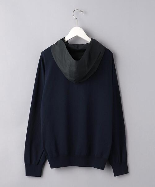 Gran Sasso（グランサッソ）の「＜Gran Sasso（グランサッソ）＞ ニット フーディ（Tシャツ/カットソー・メンズ・ブラック/ネイビー・46/48/50/52）」の3枚目の写真