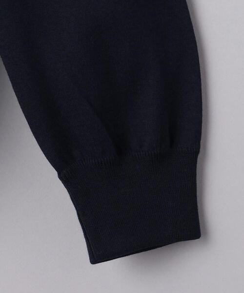 Gran Sasso（グランサッソ）の「＜Gran Sasso（グランサッソ）＞ ニット フーディ（Tシャツ/カットソー・メンズ・ブラック/ネイビー・46/48/50/52）」の5枚目の写真