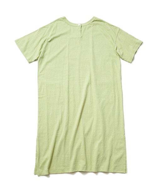 HANES（ヘインズ）の「【HANES/ヘインズ】UNDIES　リサイクルコットン2WAYネックワンピース　HW1-V305（ワンピース・レディース・ブラック/グリーン/ホワイト・FREE）」の10枚目の写真