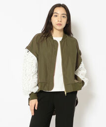 Risley | 【別注】Risley/リズリー/レースフレアーブルゾン(ブルゾン)