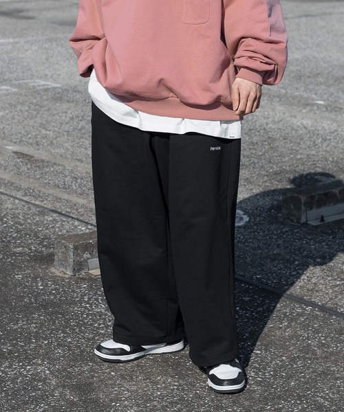 Perushu（ペルーシュ）の「スウェットワイドパンツ（その他パンツ・メンズ・オレンジ/アイボリー/グリーン/レッド/ブラック/ライトグレー・SMALL/LARGE/MEDIUM）」の3枚目の写真