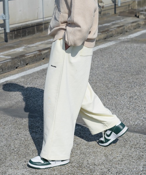 Perushu（ペルーシュ）の「スウェットワイドパンツ（その他パンツ・メンズ・オレンジ/アイボリー/グリーン/レッド/ブラック/ライトグレー・SMALL/LARGE/MEDIUM）」の13枚目の写真