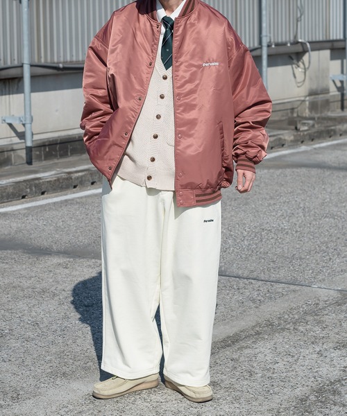 Perushu（ペルーシュ）の「スウェットワイドパンツ（その他パンツ・メンズ・オレンジ/アイボリー/グリーン/レッド/ブラック/ライトグレー・SMALL/LARGE/MEDIUM）」の8枚目の写真