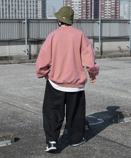Perushu（ペルーシュ）の「スウェットワイドパンツ（その他パンツ・メンズ・オレンジ/アイボリー/グリーン/レッド/ブラック/ライトグレー・SMALL/LARGE/MEDIUM）」の19枚目の写真