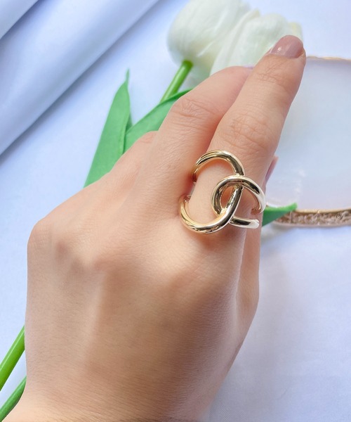 Loco Ocean（ロコオーシャン）の「ニュアンスクロスデザイン リング