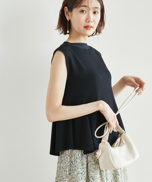 ROPE' PICNIC(ロペピクニック)の「Beauty knit/ペプラムニットプルオーバー(ニット/セーター・レディース・ブラック/ベージュ/ボルドー・38)」の2枚目の写真