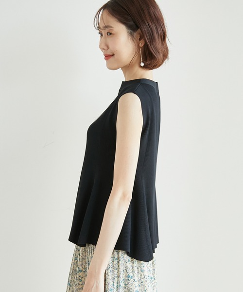 ROPE' PICNIC(ロペピクニック)の「Beauty knit/ペプラムニットプルオーバー(ニット/セーター・レディース・ブラック/ベージュ/ボルドー・38)」の6枚目の写真