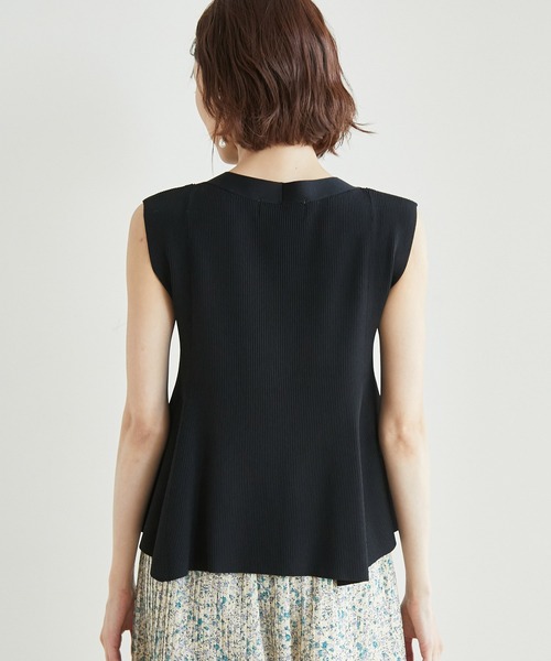 ROPE' PICNIC(ロペピクニック)の「Beauty knit/ペプラムニットプルオーバー(ニット/セーター・レディース・ブラック/ベージュ/ボルドー・38)」の13枚目の写真