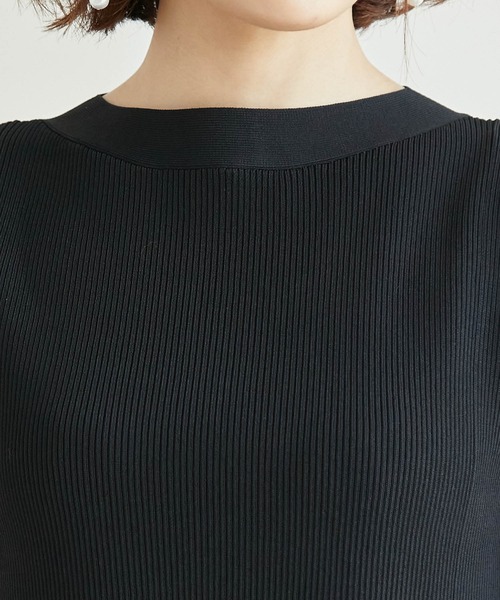 ROPE' PICNIC(ロペピクニック)の「Beauty knit/ペプラムニットプルオーバー(ニット/セーター・レディース・ブラック/ベージュ/ボルドー・38)」の11枚目の写真