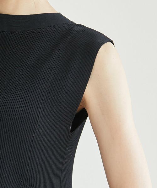 ROPE' PICNIC(ロペピクニック)の「Beauty knit/ペプラムニットプルオーバー(ニット/セーター・レディース・ブラック/ベージュ/ボルドー・38)」の9枚目の写真