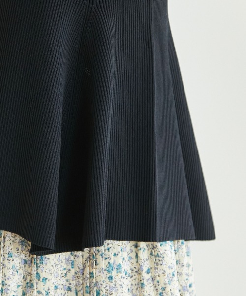 ROPE' PICNIC(ロペピクニック)の「Beauty knit/ペプラムニットプルオーバー(ニット/セーター・レディース・ブラック/ベージュ/ボルドー・38)」の16枚目の写真