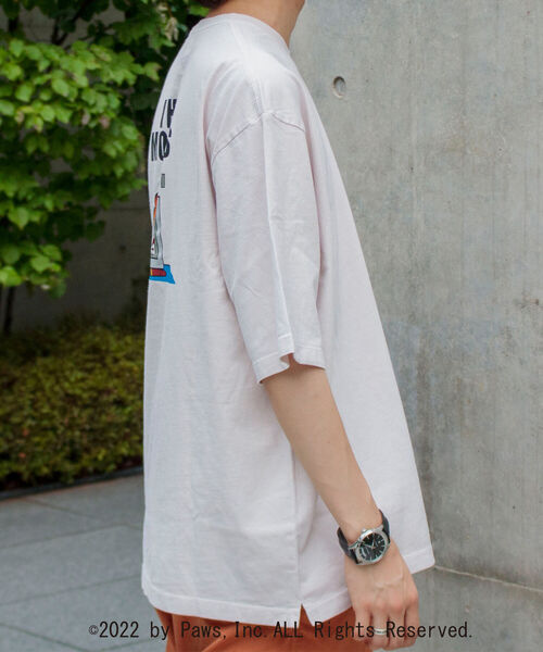 GLOSTER（グロスター）の「【GARFIELD/ガーフィールド】別注 ガーフィールドTシャツ VINTAGE DYEING（Tシャツ/カットソー・メンズ・オフホワイト/グリーン/スミクロ・MEDIUM/LARGE）」の14枚目の写真