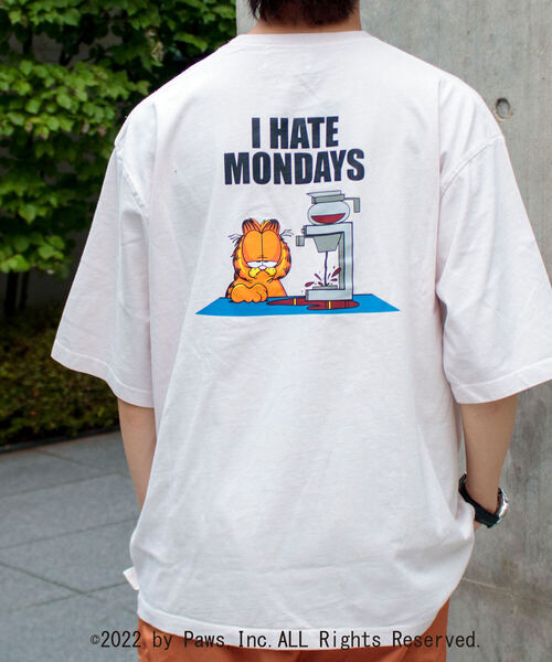 GLOSTER（グロスター）の「【GARFIELD/ガーフィールド】別注 ガーフィールドTシャツ VINTAGE DYEING（Tシャツ/カットソー・メンズ・オフホワイト/グリーン/スミクロ・MEDIUM/LARGE）」の15枚目の写真