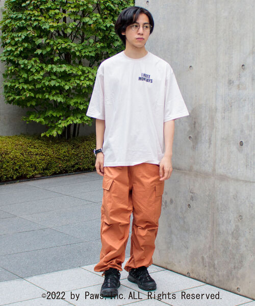 GLOSTER（グロスター）の「【GARFIELD/ガーフィールド】別注 ガーフィールドTシャツ VINTAGE DYEING（Tシャツ/カットソー・メンズ・オフホワイト/グリーン/スミクロ・MEDIUM/LARGE）」の17枚目の写真