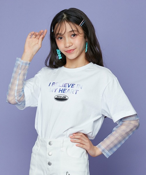 セール シアー袖レイヤード風bigtシャツ Tシャツ カットソー Sister Jenni Sister Jenni のファッション通販 Zozotown