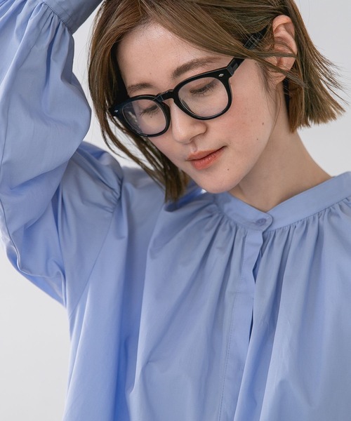 A part by(アパートバイ)の「【UVカット/曇り止め付】フレームメガネ(メガネ・レディース・ブラック/GOLD /ホワイト系その他2/ベージュ/ブラウン/シルバー・FREE)」の17枚目の写真