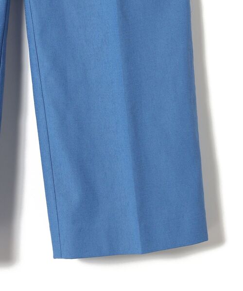 SHIPS(シップス)の「〈手洗い可能〉オックスウエストタックパンツ(その他パンツ・レディース・ブルー/オフホワイト/ベージュ・36/38)」の10枚目の写真