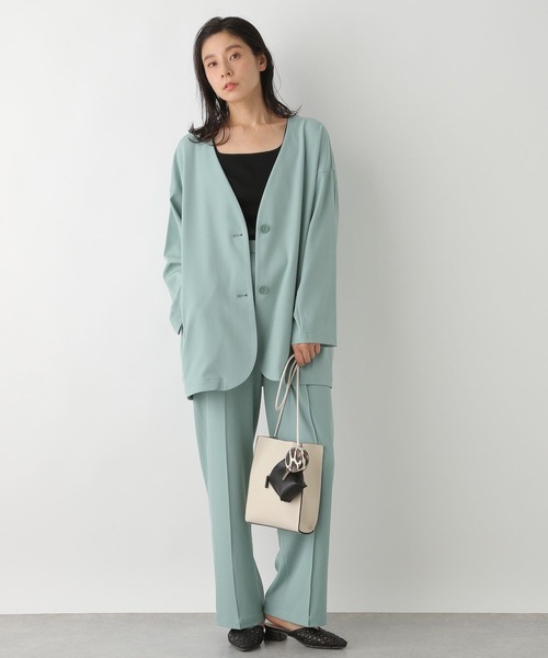 LEPSIM（レプシィム）の「抗菌スクエア2WAYタンク（タンクトップ・レディース・オフホワイト/ブラック/ライトグレー・LARGE/MEDIUM）」の16枚目の写真