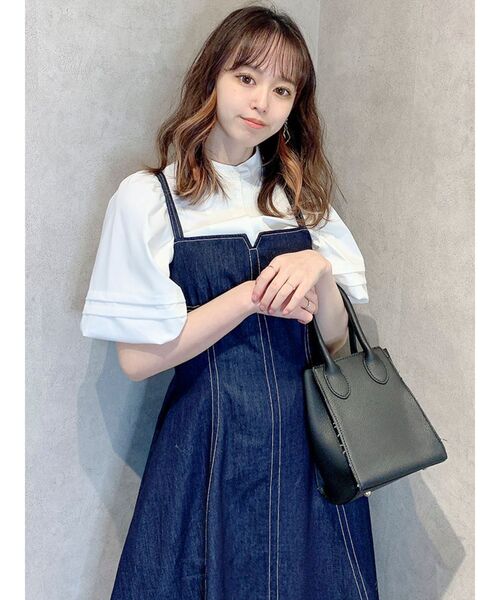 dazzlin（ダズリン）の「ダブルステッチキャミワンピース（ワンピース