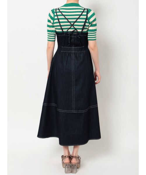 dazzlin（ダズリン）の「ダブルステッチキャミワンピース（ワンピース・レディース・インディゴブルー・SMALL/MEDIUM）」の21枚目の写真