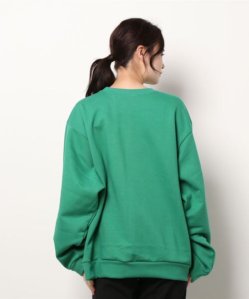 AMAIL（アマイル）の「Warm latte bulky cloth（スウェット・レディース・アイボリー/ピンク/グリーン・FREE）」の6枚目の写真