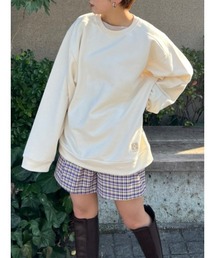 AMAIL | Warm latte bulky cloth(スウェット)