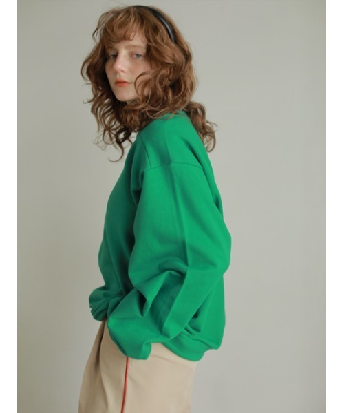 AMAIL（アマイル）の「Warm latte bulky cloth（スウェット・レディース・アイボリー/ピンク/グリーン・FREE）」の16枚目の写真