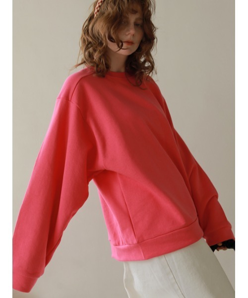 AMAIL（アマイル）の「Warm latte bulky cloth（スウェット・レディース・アイボリー/ピンク/グリーン・FREE）」の11枚目の写真