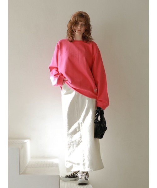 AMAIL（アマイル）の「Warm latte bulky cloth（スウェット・レディース・アイボリー/ピンク/グリーン・FREE）」の19枚目の写真