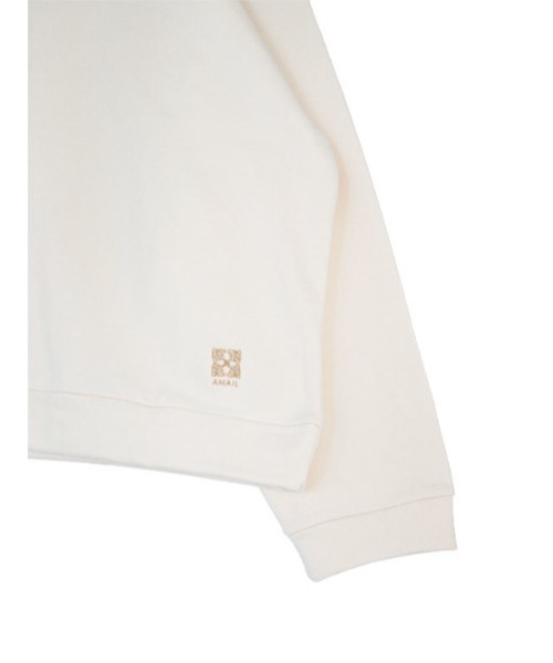 AMAIL（アマイル）の「Warm latte bulky cloth（スウェット・レディース・アイボリー/ピンク/グリーン・FREE）」の9枚目の写真