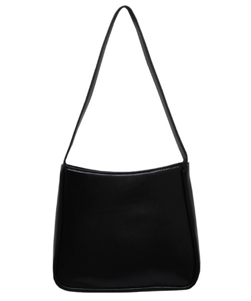 select MOCA（セレクトモカ）の「フェイクレザーポーチ付きスクエアバッグ（ハンドバッグ・レディース・ブラック/アイボリー・FREE）」の13枚目の写真