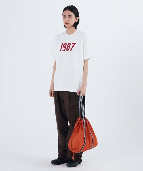 87mm(87mm)の「【87MM / Mmlg】1987 HF-T / パルチムエムエム Mmlg 1987 HF フロントロゴ Tシャツ(Tシャツ/カットソー・レディース・グリーン/ブラウン/ホワイト/ブラック/ネイビー・SMALL/MEDIUM/LARGE/X-SMALL)」の12枚目の写真