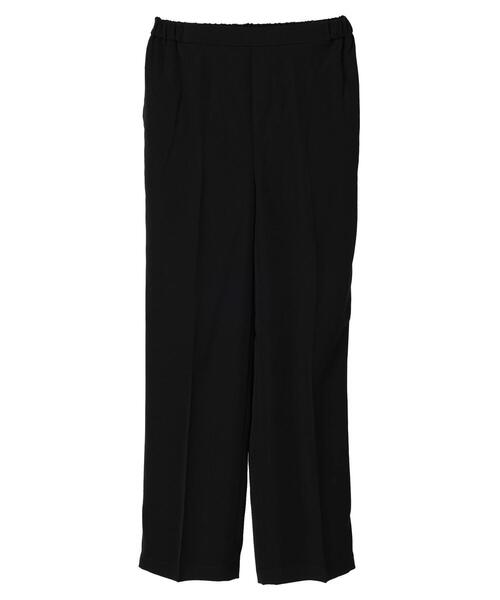 AMERICAN HOLIC（アメリカンホリック）の「美・美・美　接触冷感ストレートパンツ（スラックス・レディース・ブラック/オレンジ/グリーン/アイボリー・S/M/L/XS）」の5枚目の写真