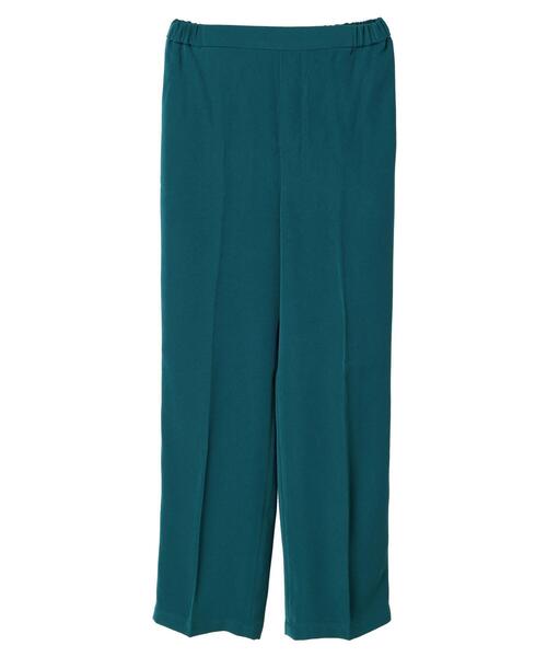 AMERICAN HOLIC（アメリカンホリック）の「美・美・美　接触冷感ストレートパンツ（スラックス・レディース・ブラック/オレンジ/グリーン/アイボリー・S/M/L/XS）」の7枚目の写真