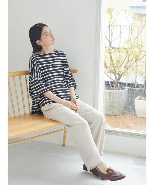 AMERICAN HOLIC（アメリカンホリック）の「モノトーンイロイロボーダーカットプルオーバー（Tシャツ/カットソー・レディース・ブラック系その他4/マルチ/その他7/ホワイト系その他4・L/M）」の17枚目の写真