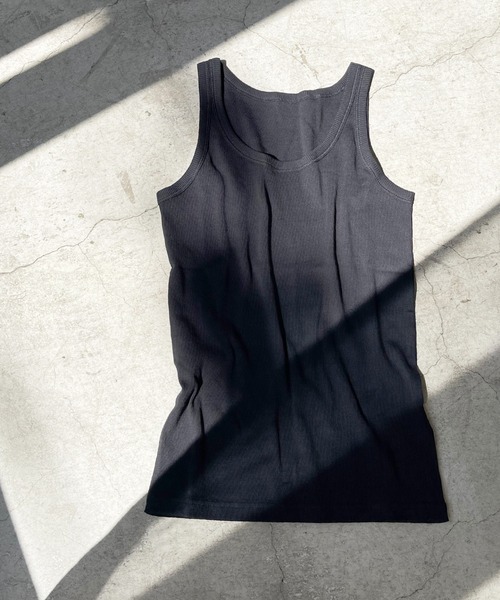 Spick & Span（スピックアンドスパン）の「C/Si2WAYリブタンク（タンクトップ・レディース・ベージュ/ライトグレー/ブラック/ホワイト/チャコールグレー・FREE）」の2枚目の写真