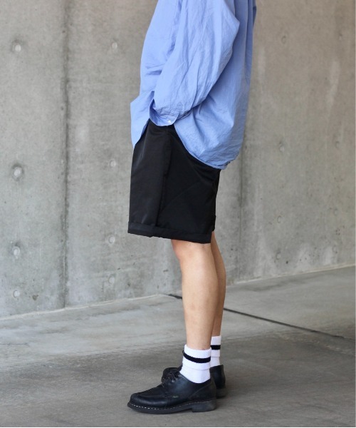 y/m by れぽすけ(イムバイレポスケ)の「センタープレスリラックスショートパンツ(その他パンツ・メンズ・ブラック/ベージュ・LARGE/MEDIUM)」の17枚目の写真