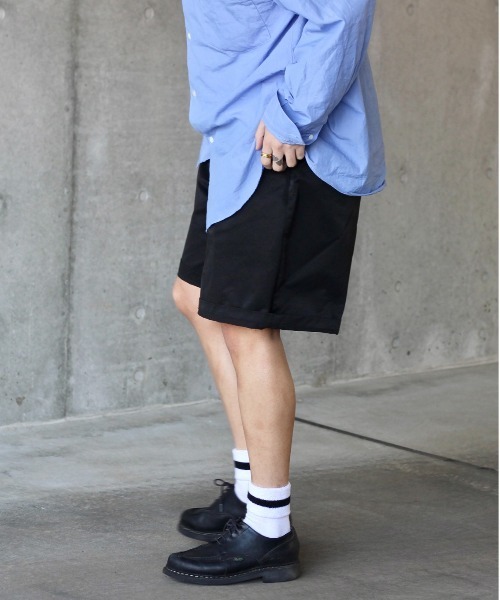 y/m by れぽすけ(イムバイレポスケ)の「センタープレスリラックスショートパンツ(その他パンツ・メンズ・ブラック/ベージュ・LARGE/MEDIUM)」の18枚目の写真