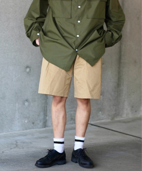 y/m by れぽすけ(イムバイレポスケ)の「センタープレスリラックスショートパンツ(その他パンツ・メンズ・ブラック/ベージュ・LARGE/MEDIUM)」の21枚目の写真