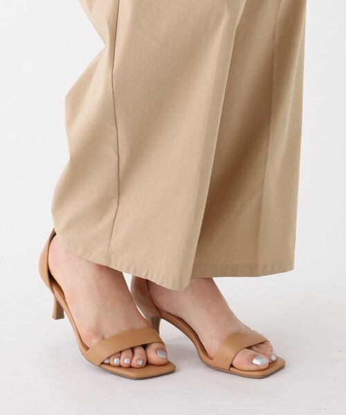 OPAQUE.CLIP（オペークドットクリップ）の「◆【Ｃ】リネン混ストレッチ　センプレワイドパンツ（その他パンツ・レディース・ブラック/ブルー/ライトベージュ・40/38/36）」の10枚目の写真