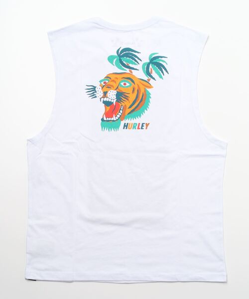 Hurley (ハーレー)の「M EVD EXP TIGER MUSCLE TANK ハーレー バックプリントタンクトップ(タンクトップ・メンズ・ホワイト/ブラック・SMALL/MEDIUM/LARGE/X-LARGE)」の4枚目の写真
