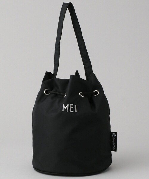 MEI（メイ）の「MEI/メイ Wheel bucket bag/ナイロン巾着バッグ（ショルダーバッグ・レディース・ブラック/ピンク/ブルーグリーン・ONE SIZE）」の10枚目の写真