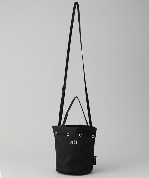 MEI（メイ）の「MEI/メイ Wheel bucket bag/ナイロン巾着バッグ（ショルダーバッグ・レディース・ブラック/ピンク/ブルーグリーン・ONE SIZE）」の17枚目の写真