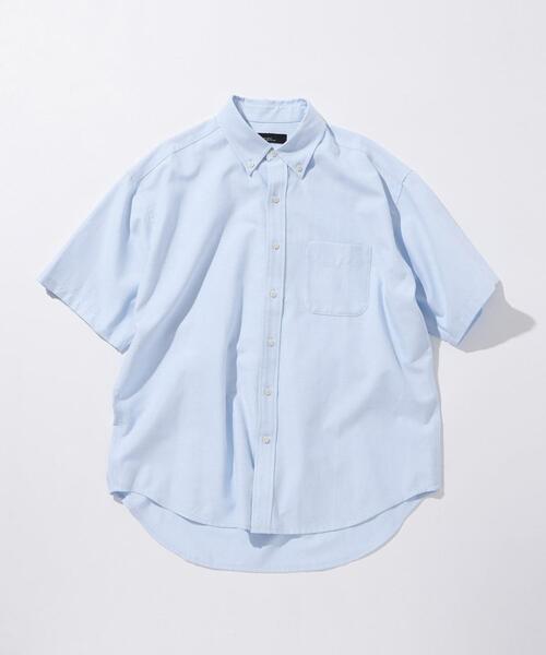 green label relaxing(グリーンレーベルリラクシング)の「【WEB限定】<GLR or>バルーン オックスフォード 半袖 シャツ -ユニセックス-(シャツ/ブラウス・メンズ・ホワイト/ライトブルー/イエロー・S/M/L)」の14枚目の写真