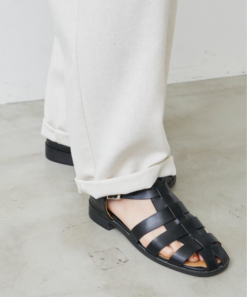 Libra Cue（リブラ キュー）の「リネンミックスバルーンパンツ（スラックス・レディース・ブラック/アイボリー・FREE）」の13枚目の写真