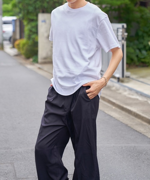 LIFEMAX（ライフマックス）の「【LIFEMAX】5.3オンスドライ/コットンTシャツ 半袖 無地T  接触冷感 吸水速乾 MS1163（Tシャツ/カットソー・メンズ・チャコールグレー/ホワイト/ブラック・XL/M/S/L）」の6枚目の写真